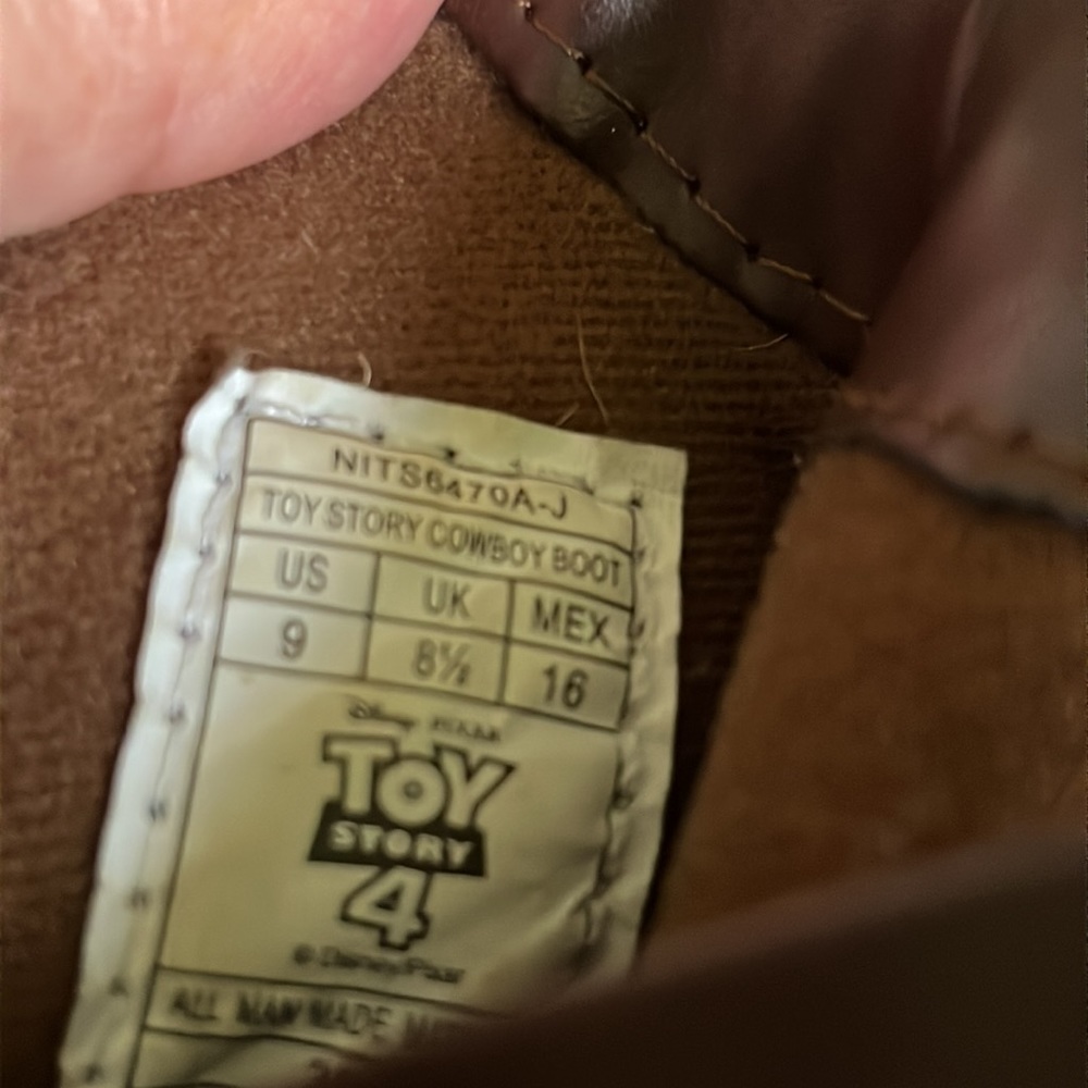 Disney Toy Story Boots Size 9 - Picture 5 of 5